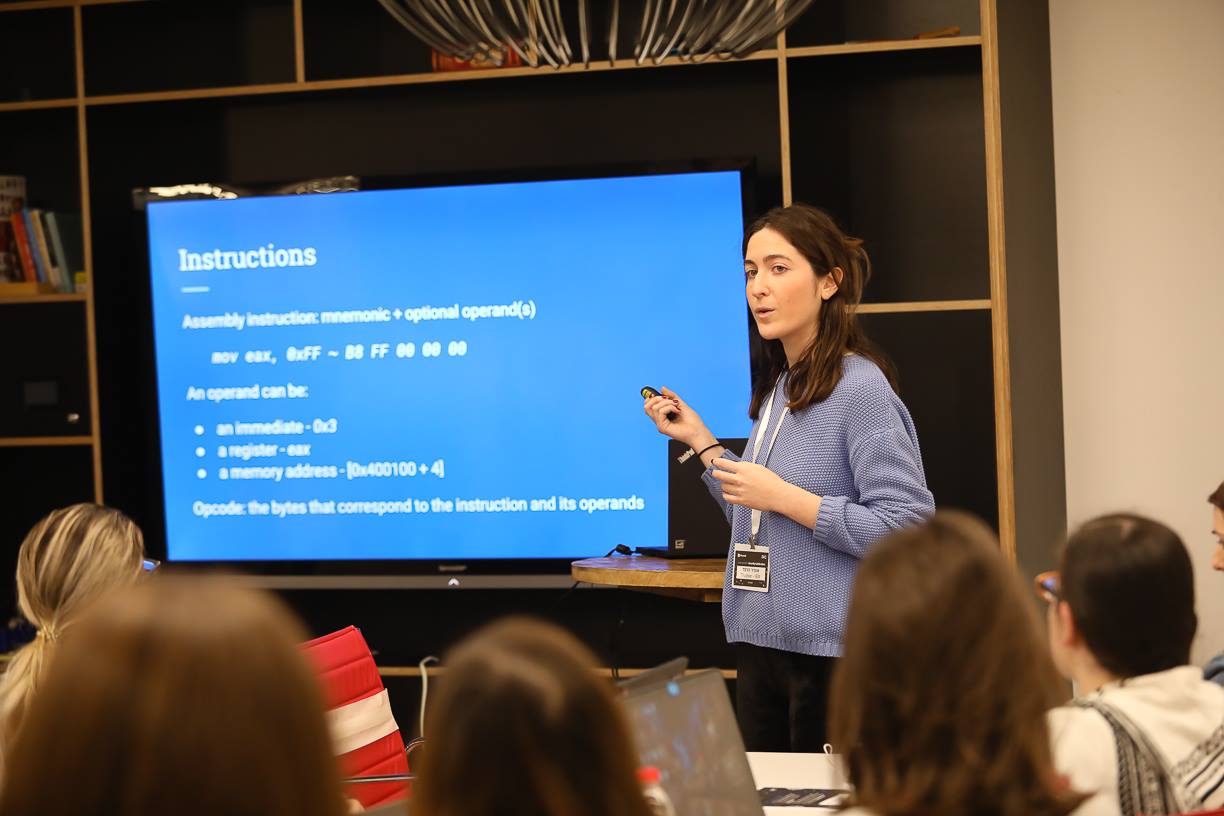 Ophir presenting at a workshop